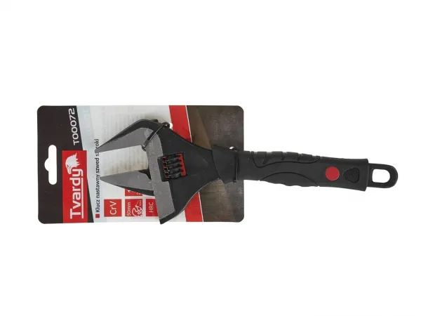 Tvardy Nastaviteľný kľúč – extra široká čeľusť 0-50 mm 10" CrV