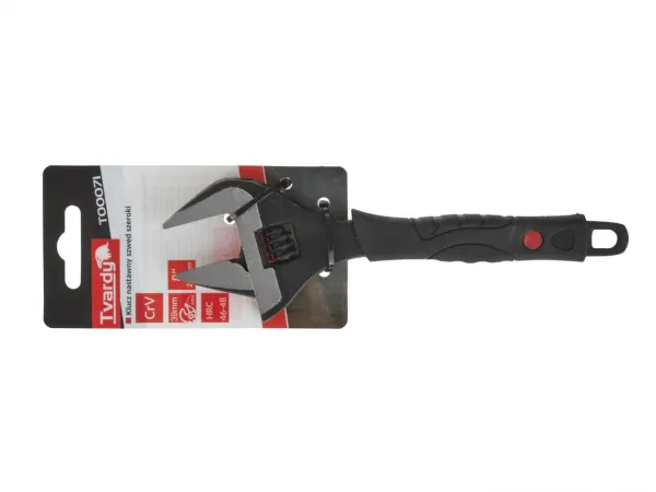 Tvardy Nastaviteľný kľúč – extra široká čeľusť 0-39 mm 8" CrV