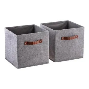 Die moderne Hausfrau Úložný box, šedý, 2 ks