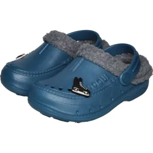 Coqui HUSKY KIDS Detské zateplené clogsy, tmavo modrá, veľkosť