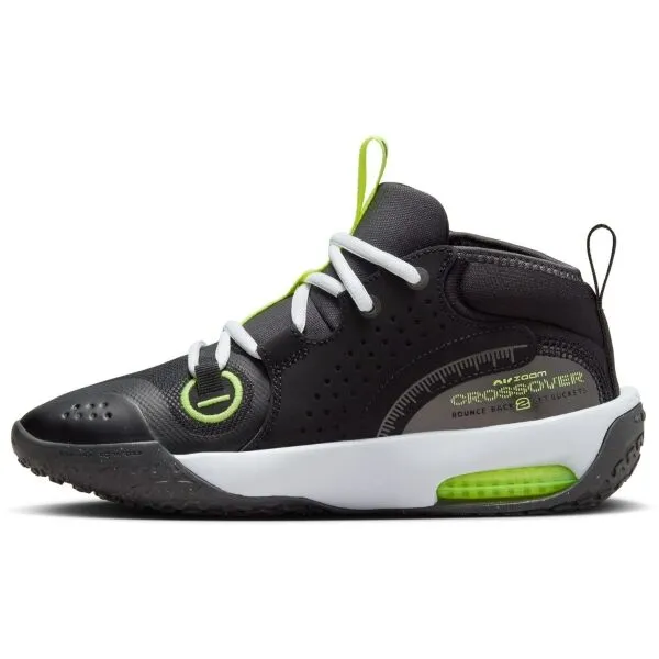 Nike AIR ZOOM CROSSOVER 2 Detská basketbalová obuv, čierna, veľkosť 36