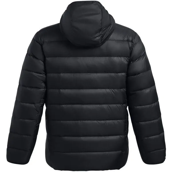 Under Armour LEGEND DOWN HOODED Pánska bunda, čierna, veľkosť