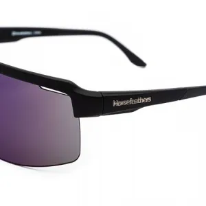 HORSEFEATHERS Cyklistické okuliare Scorpio - matt black/mirror green BLACK