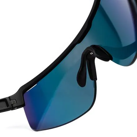 HORSEFEATHERS Cyklistické okuliare Scorpio - matt black/mirror green BLACK