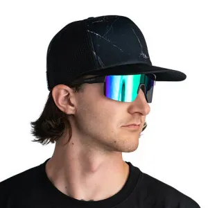 HORSEFEATHERS Cyklistické okuliare Scorpio - matt black/mirror green BLACK