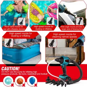 ONEVAN 40000RPM 1000W akumulátorové dúchadlo,ofukovač, vyfukovač, fúkač, vákuovač. Náradie pre 18V batériu Makita