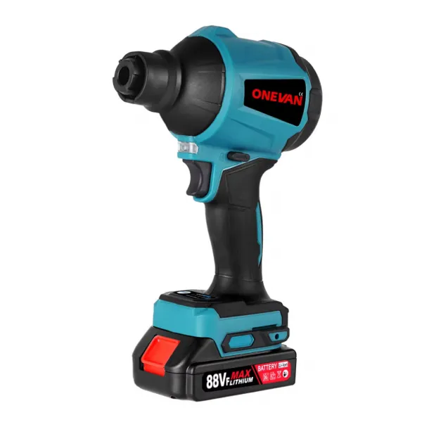 ONEVAN 40000RPM 1000W akumulátorové dúchadlo,ofukovač, vyfukovač, fúkač, vákuovač. Náradie pre 18V batériu Makita
