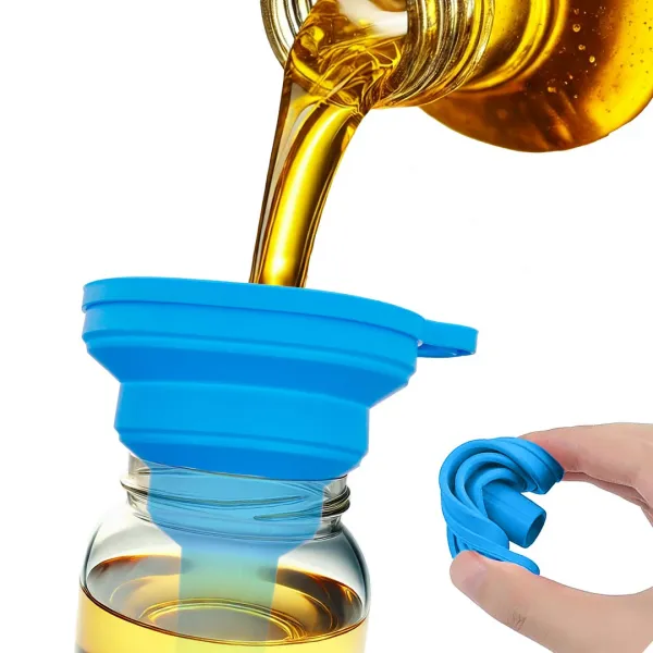Geko Univerzálny skladateľný silikónový lievik 70 mm