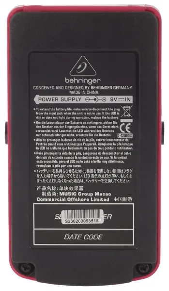 Behringer HM300 Gitarový efekt