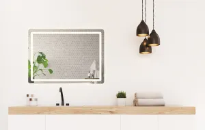 Tutumi Dotykové zrcadlo s LED osvětlením COLOR 80x60 cm