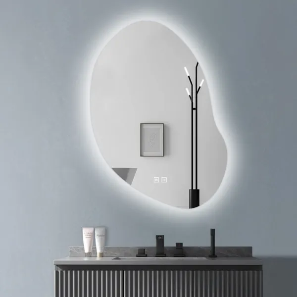 Tutumi Dekorativní dotykové zrcadlo s LED osvětlením CLOUD C 60x80 cm