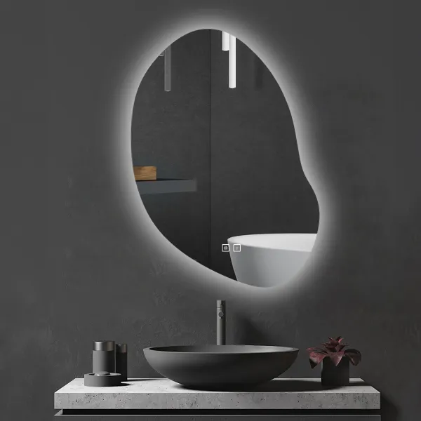 Tutumi Dekorativní dotykové zrcadlo s LED osvětlením CLOUD C 60x80 cm