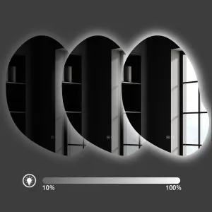 Tutumi Dekorativní dotykové zrcadlo s LED osvětlením CLOUD C 60x80 cm