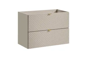 Comad Kúpeľňová zostava Viva Cashmere s doskou a skrinkami 60 cm kašmírová