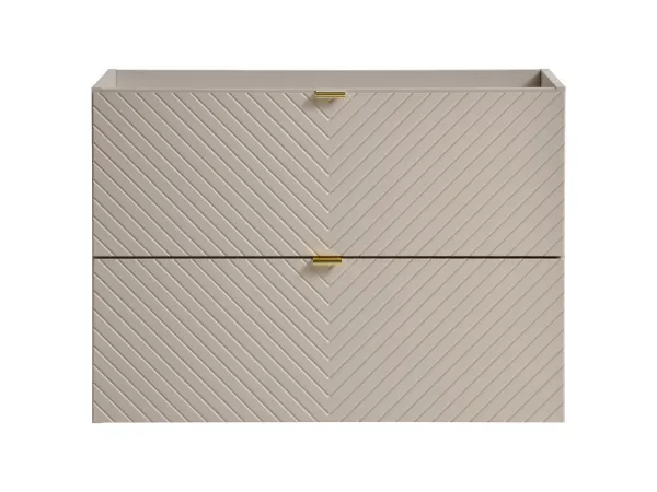 Comad Kúpeľňová zostava Viva Cashmere s doskou a skrinkami 60 cm kašmírová