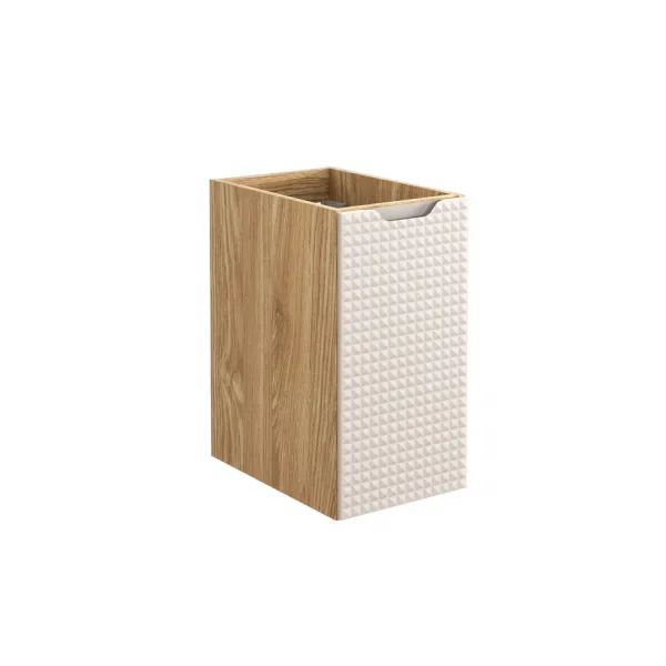Comad Závesná skrinka Luxor Beige Trust s doskou a umývadlom 120 cm čierna/dub olejovaný