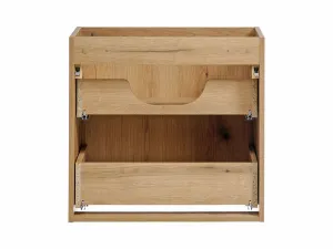Comad Kúpeľňová zostava Nova Oak 90 cm so skrinkami dub coast evoke/čierna