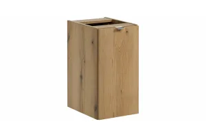Comad Závesná skrinka pod umývadlo Nova Oak 90 cm čierna/dub coast evoke
