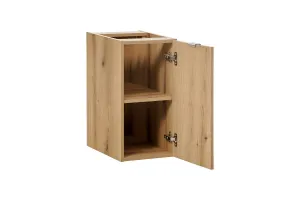 Comad Závesná skrinka pod umývadlo Nova Oak 90 cm čierna/dub coast evoke