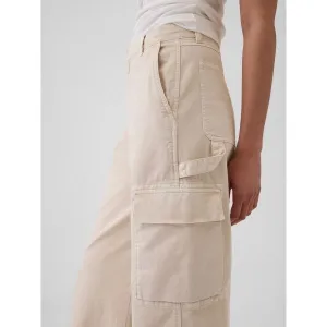 GAP Trousers with pockets Baggy Khaki Cargo - Women's