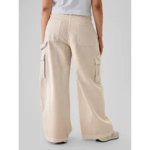 GAP Trousers with pockets Baggy Khaki Cargo - Women's