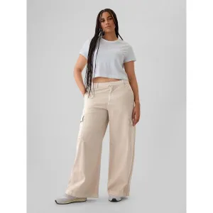 GAP Trousers with pockets Baggy Khaki Cargo - Women's