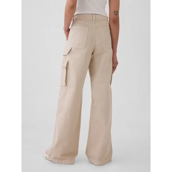 GAP Trousers with pockets Baggy Khaki Cargo - Women's
