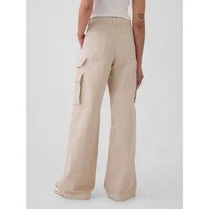 GAP Trousers with pockets Baggy Khaki Cargo - Women's