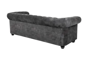 Chesterfield pohovka 3-miestna MIDAS Dekorhome