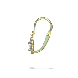 Blink-Blink Dievčenské diamantové náušnice v tvare kvetiny 0.26 ct3550ZDG
