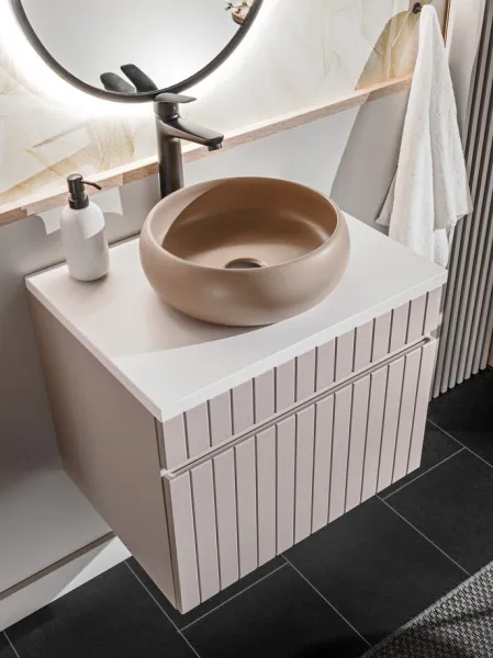 ArtCom Kúpeľňová skrinka s umývadlom ICONIC Cashmere U80/1 | 80 cm