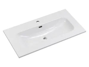 Comad Závesná skrinka Bella kašmír so zápustným umývadlom 80 cm kašmír
