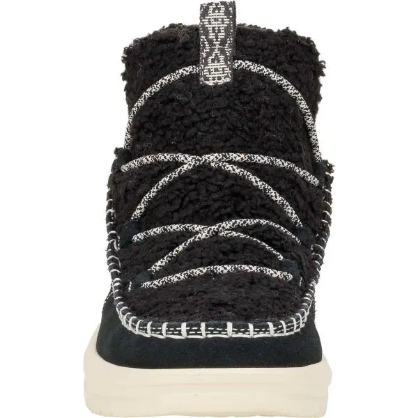 HEY DUDE CAMDEN SUEDE COZY Dámska obuv, čierna, veľkosť