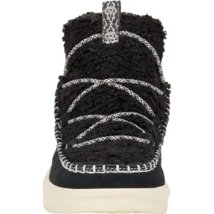 HEY DUDE CAMDEN SUEDE COZY Dámska obuv, čierna, veľkosť