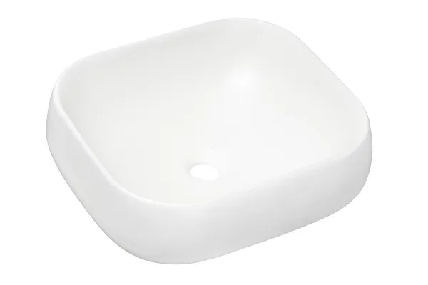 Comad Sada keramického umývadla na dosku a výpusti Nika 45 cm biela