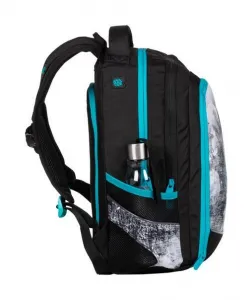 Študentský batoh Bagmaster Digital 20 B Turquoise/gray/black