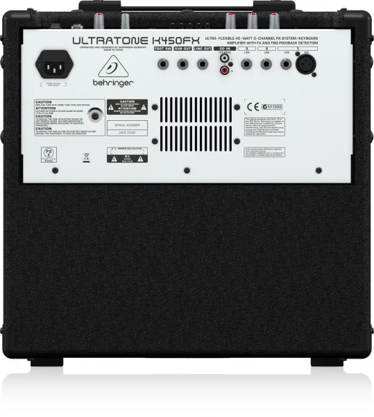 Behringer K450FX Ozvučenie pre klávesy