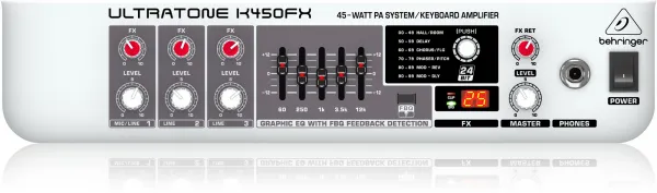 Behringer K450FX Ozvučenie pre klávesy
