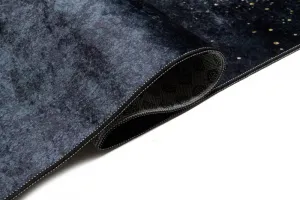 Čierno-zelenýmodernýkoberecsabstraktnýmvzoromŠírka:80cm|Dĺžka:150cm56756_115886