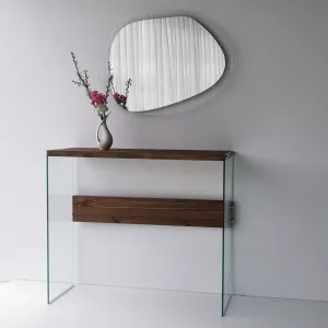 Kalune Design Dekoratívne nástenné zrkadlo Aqua 75x55 cm transparentné