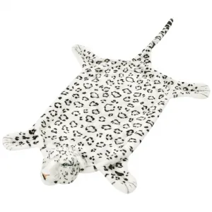 vidaXL Kkoberec v tvare leoparda, plyšový 139 cm, biely