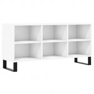 vidaXL TV skrinka biela 103,5x30x50 cm kompozitné drevo
