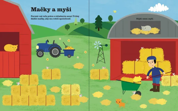 Rušná farma 2000 samolepiek