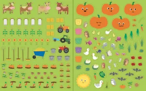Rušná farma 2000 samolepiek