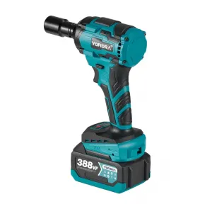 OneVan / Yofidra Rázový bezuhlíkový elektrický kľúč s 1/2" 1000 Nm vhodný pre batériu MAKITA 18V v kufríku+4 ks gola sada