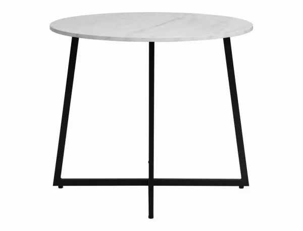 Signal Jedálenský stôl LUNA | biely efekt mramoru 90 cm