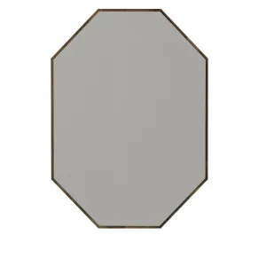 Kalune Design Dekorativní nástěnné zrcadlo Lost 70x45 cm ořech