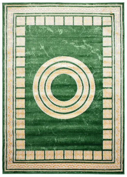 ZaujímavýzelenýkoberecsgeometrickýmivzormiŠírka:80cm|Dĺžka:150cm56536_115776