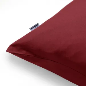 Obliečky na vankúše DecoKing Amber bordó, veľkosť 40x145*2