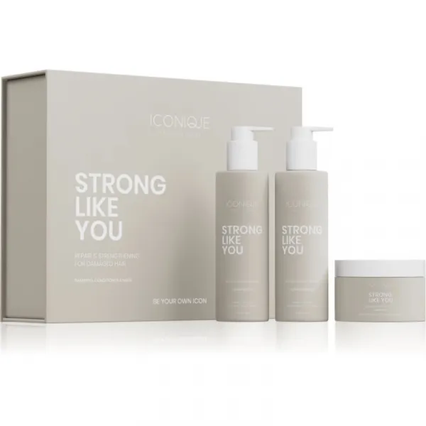 ICONIQUE Professional STRONG LIKE YOU Repair & Strengthening Set sada pre poškodené vlasy